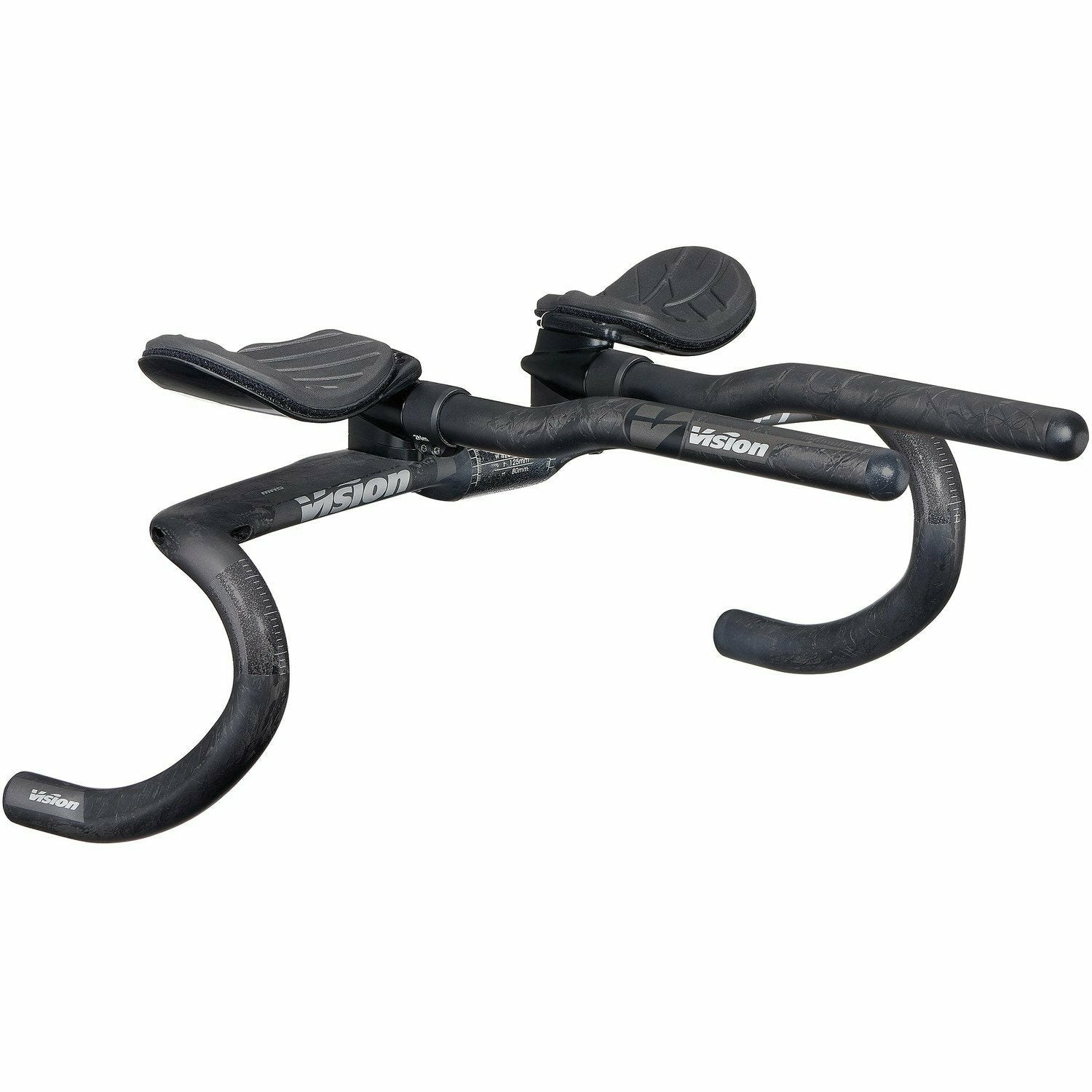 Vision Metron 4D Flat MAS Bar & S-Bend Extensions Black Velozone