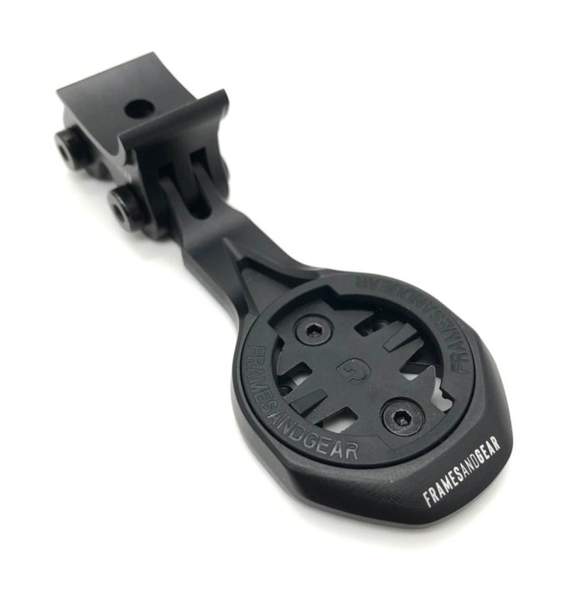 Framesandgear Aerofront Computer Mount For Colnago C68 / CC01 + GoPro / Edge 1030/1040 Black