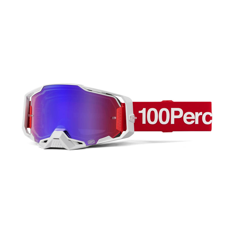 100% Armega Goggles Corbin / Mirror Red/Blue Lens