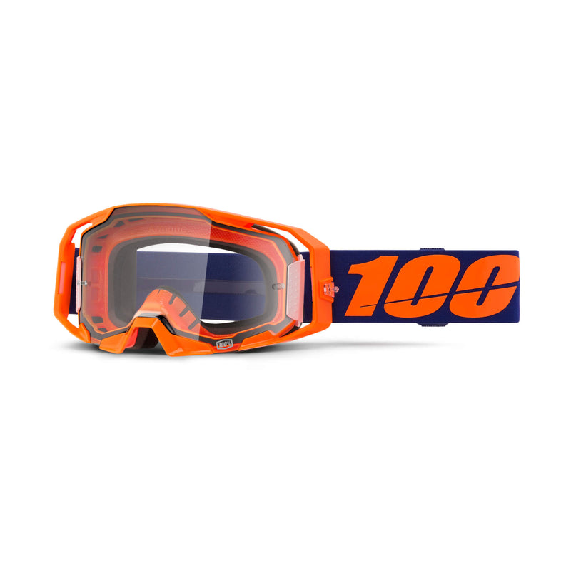 100% ARmatic Goggles Neon Orange / Clear Lens