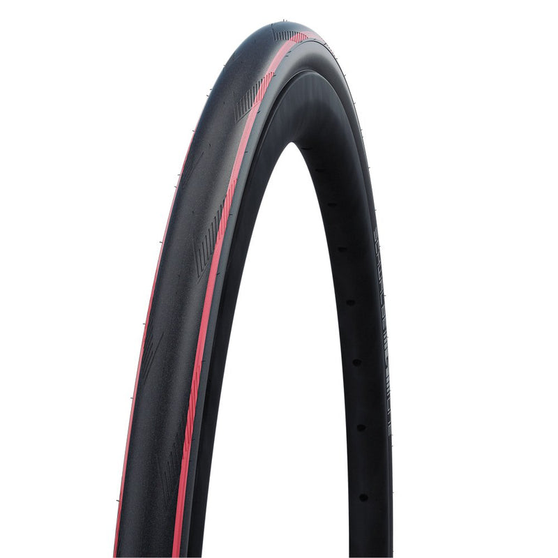 Schwalbe One Red Stripes RaceGuard Folding Tyres Black / Red