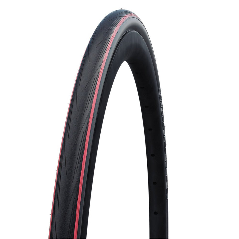 Schwalbe Lugano II K-Guard Folding Tyres Red Stripes