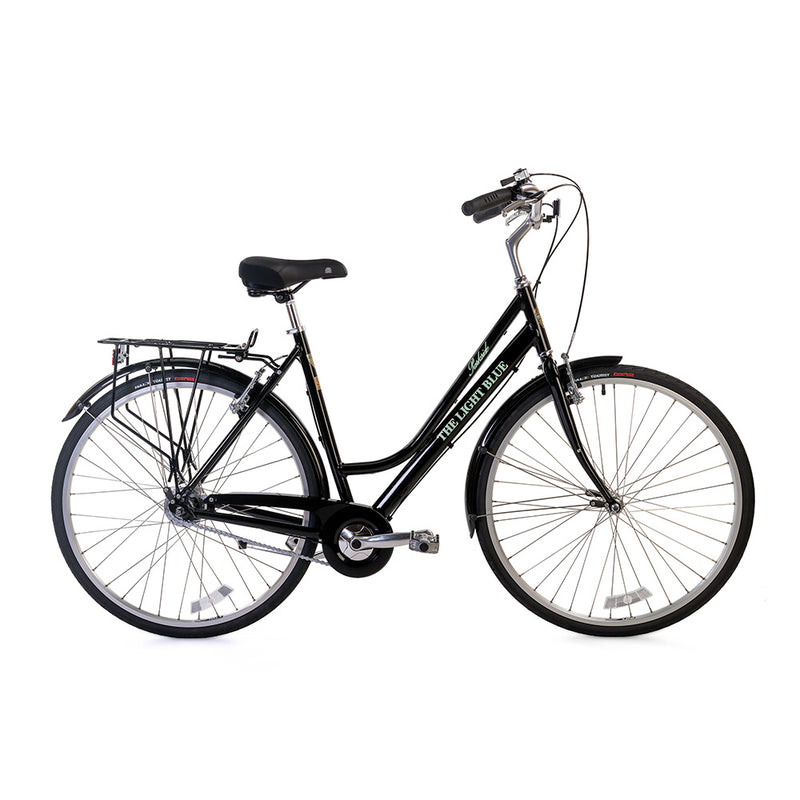 The Light Blue Urban Parkside Step-Thru 5SPD Bike Black