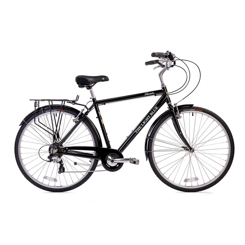 The Light Blue Urban Chesterton 7SPD Bike Black