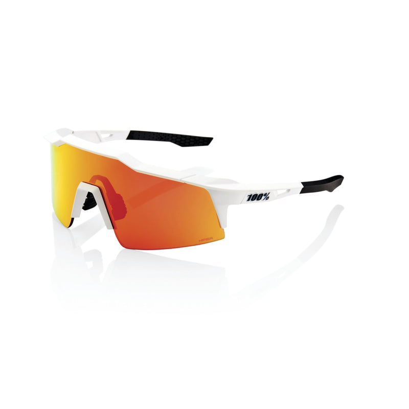 100% Speedcraft SL Glasses Soft Tact Off White / HiPER Red Multilayer Mirror