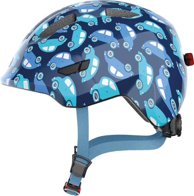 ABUS Smiley 3.0 LED Car Helmet Blue