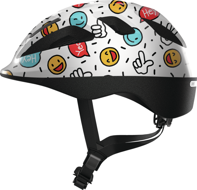 ABUS Smooty 2.0 Smiley Helmet White