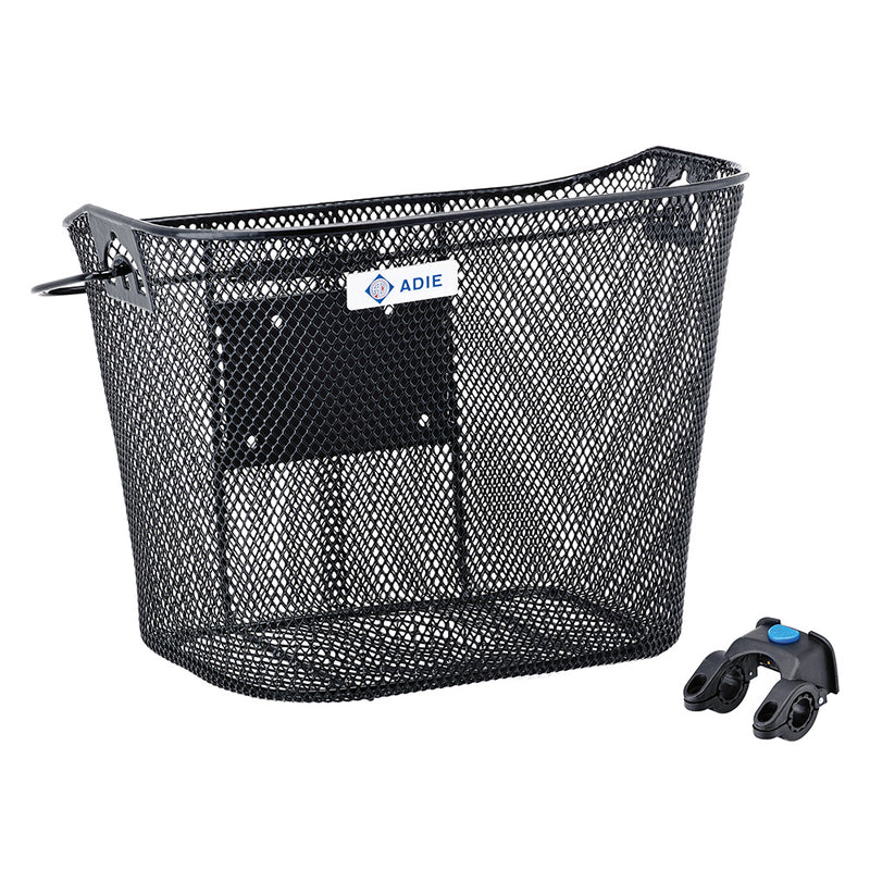 Adie QR Front Mesh Basket Black