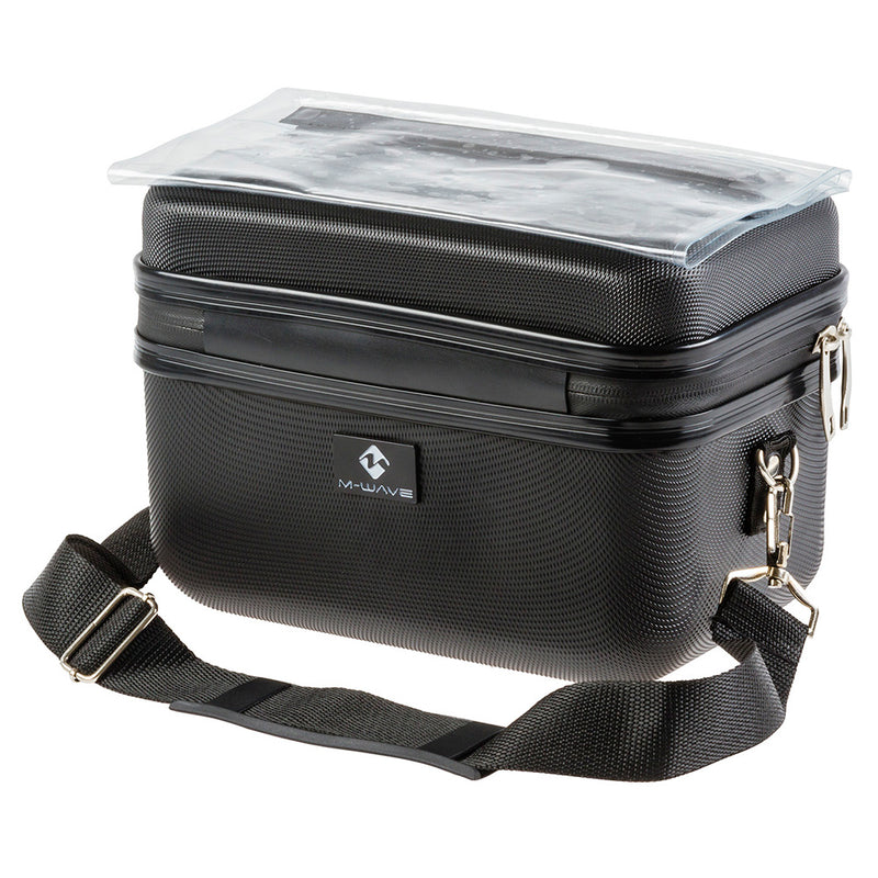 M-Wave Utrecht HC Hard Shell Handlebar Bag Black