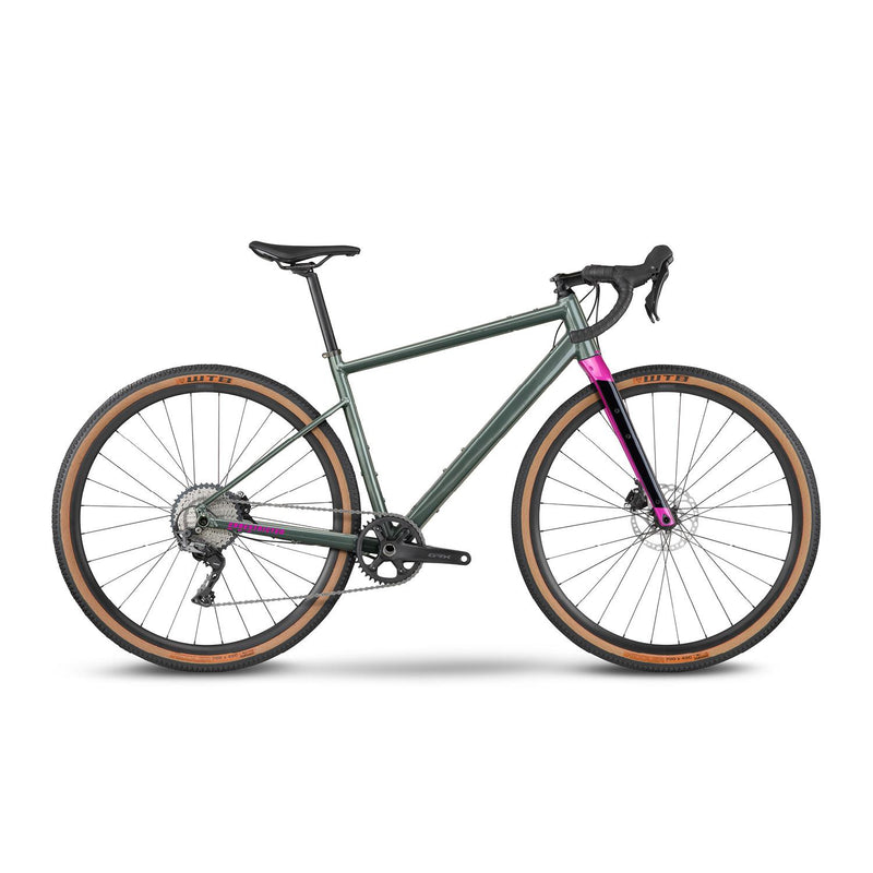 BMC Unrestricted AL Three GRX 400 Bike Green / Pink / Black