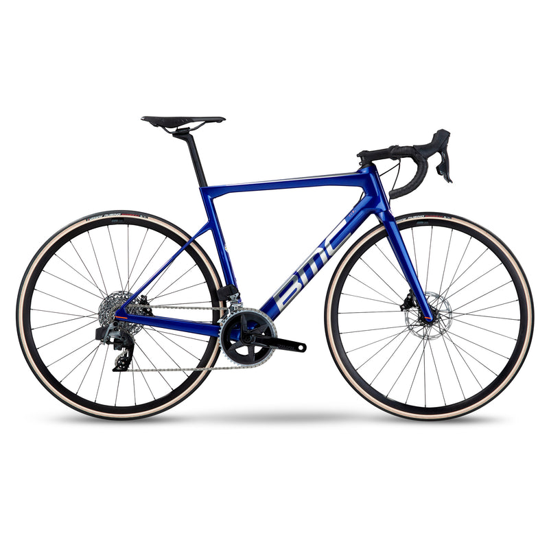 BMC 2022 Teammachine SLR Four AXS HRD Bike Sparkling Blue & Brushed Alloy