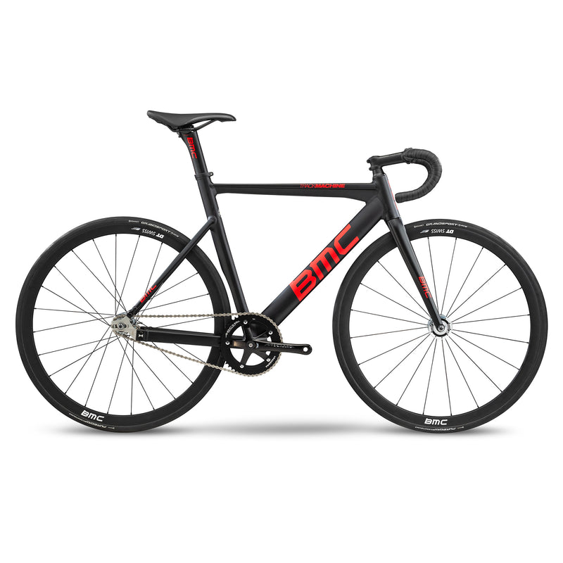 BMC 2022 Trackmachine AL One Miche Bike Black & Red