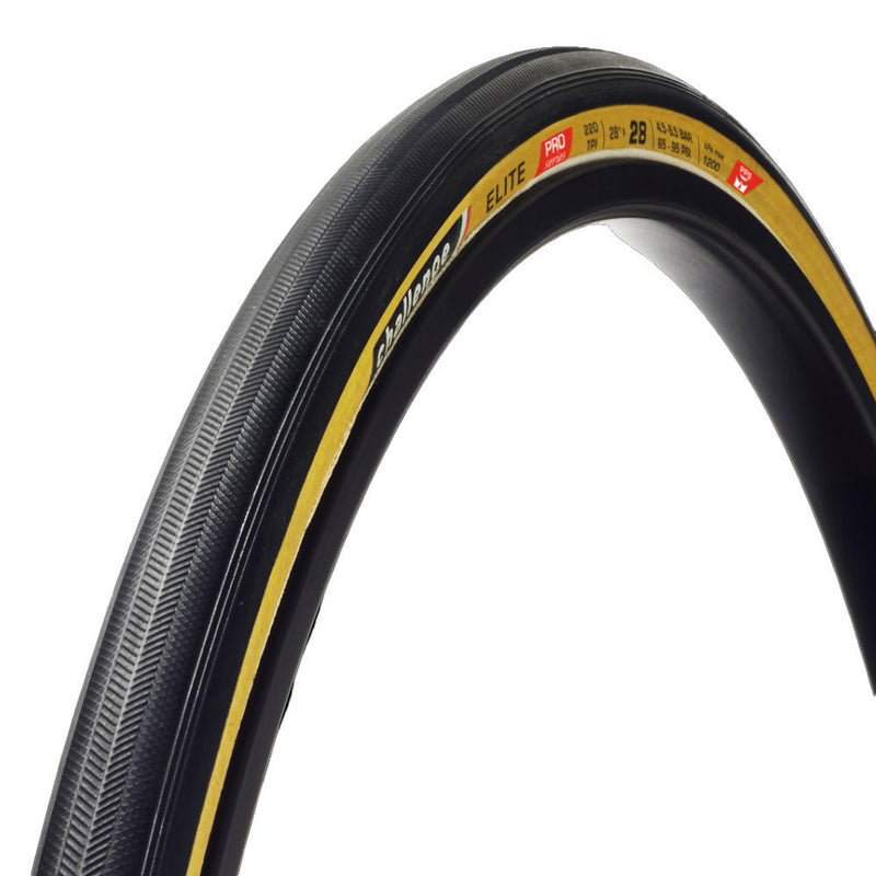 Challenge Elite Handmade Pro Tubular Road Tyre Tan