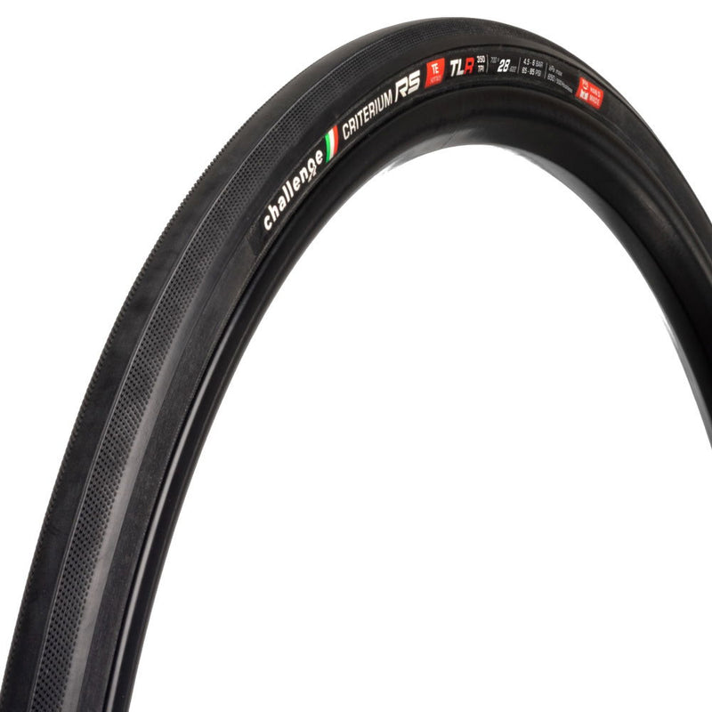 Challenge Criterium RS Handmade Tubeless H-TLR Ready Road Tyre Black