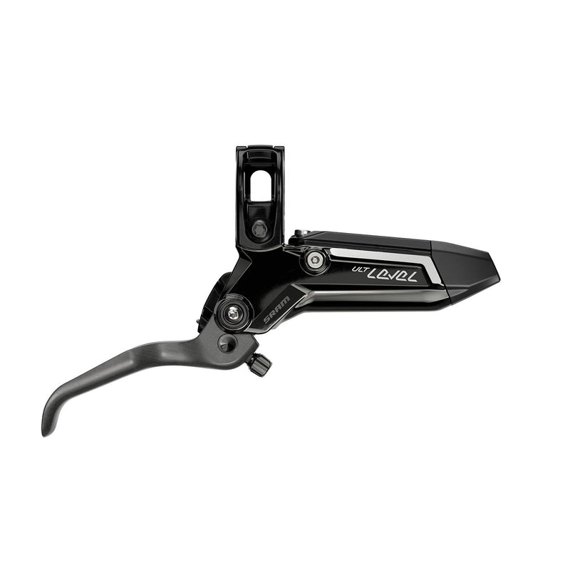 SRAM Disc Brake Level Ultimate Stealth 2 Piston Carbon Lever / TI Hardware / Reach Adjustable / Front Hose C1 / Includes MMX Clamp / Rotor / Bracket Sold Separately Black Ano