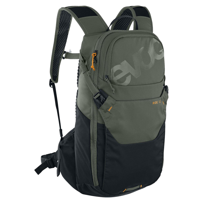 EVOC Ride Performance Backpack + 2L Bladder Dark Olive / Black