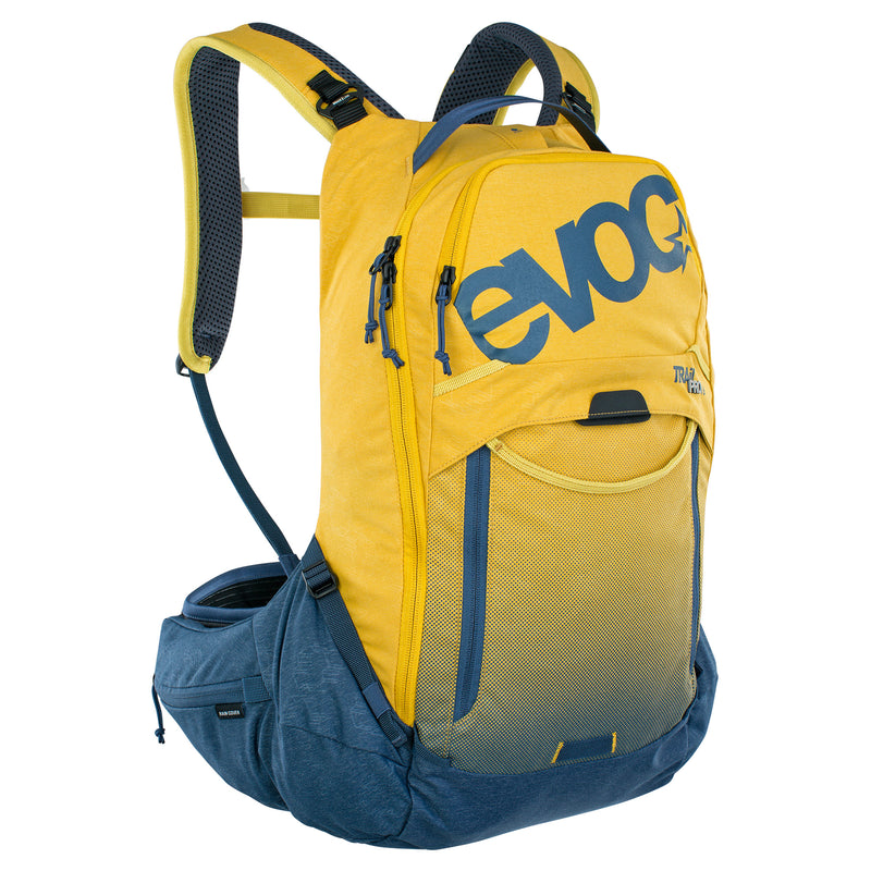 EVOC Trail Pro Protector Backpack Curry / Denim