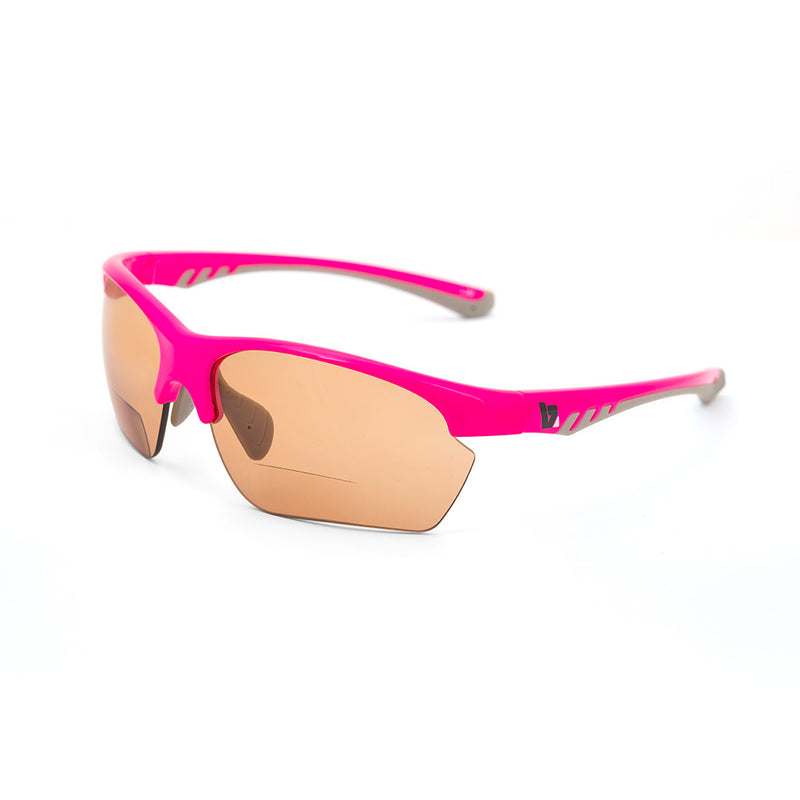 BZ Optics LJM HD Photochromic Bifocal Glasses Pink / Grey