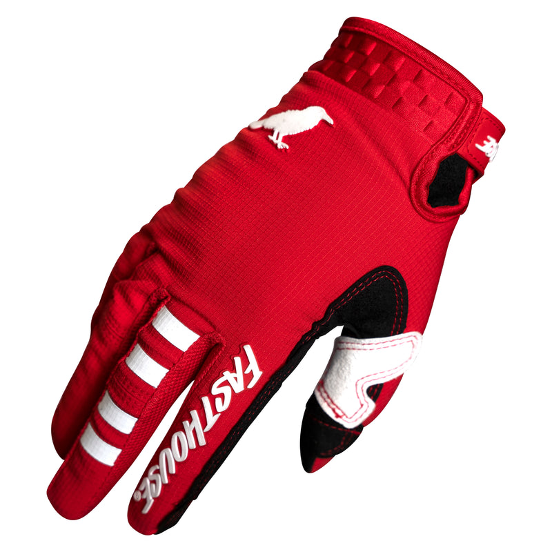 Fasthouse ELROD Air Gloves Red