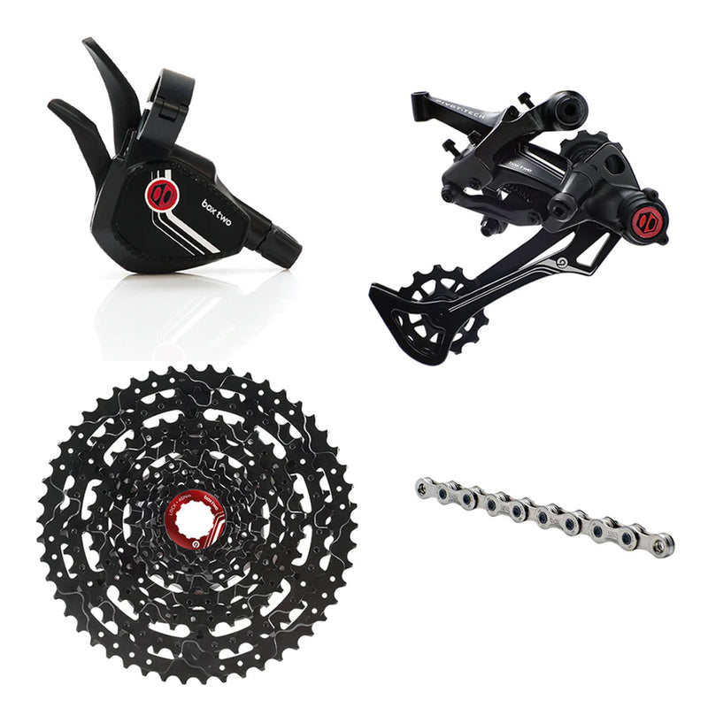 BOX Two P9 9-Speed X-Wide Multi Shift Groupset Black