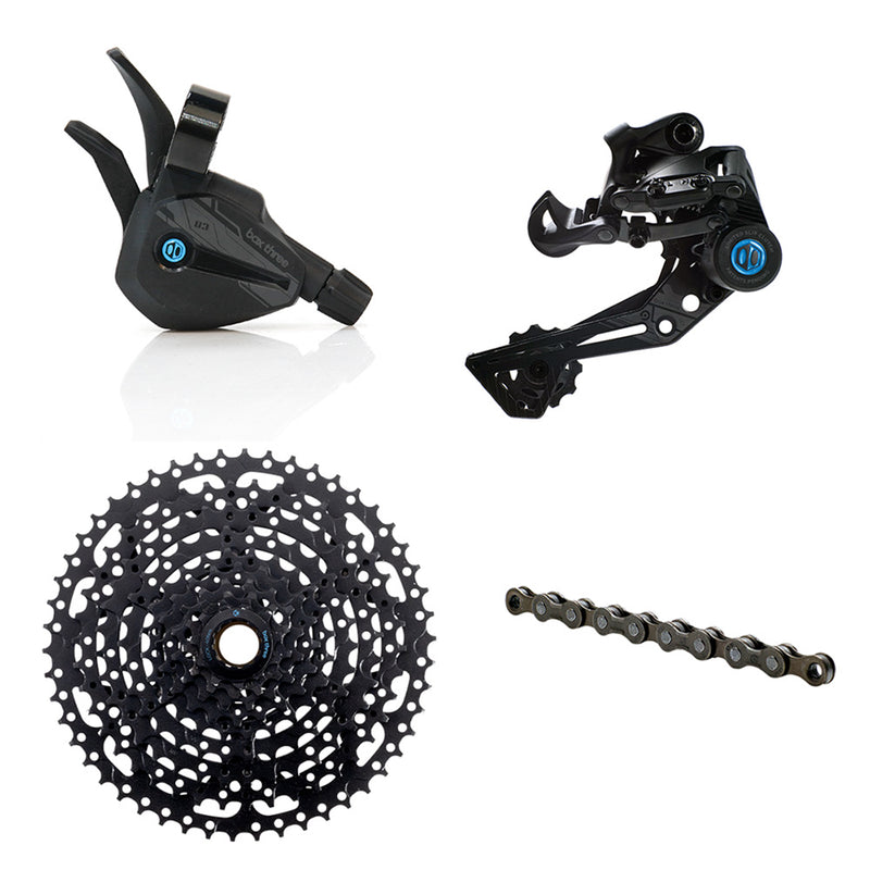 BOX Three P9 9-Speed Wide Single Shift E-Bike Groupset Black