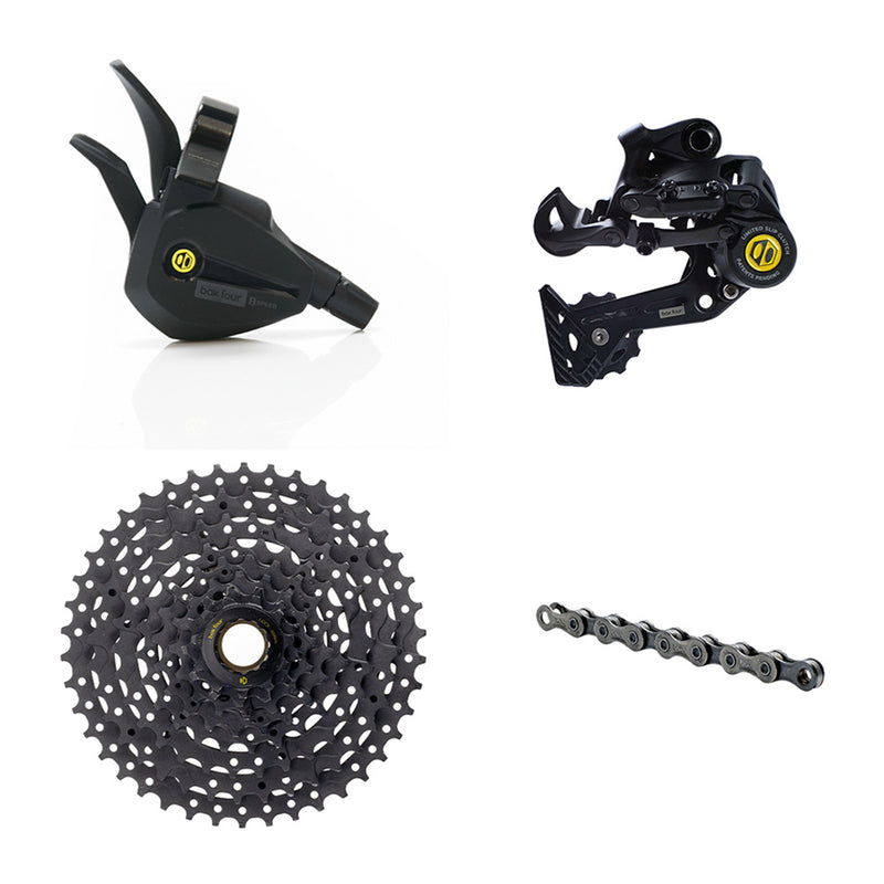 BOX Four 8-Speed Wide Single Shift Groupset Black