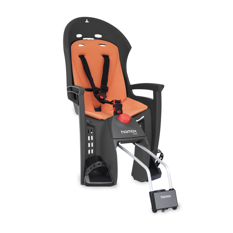 Hamax Siesta With Lockable Bracket Grey / Orange