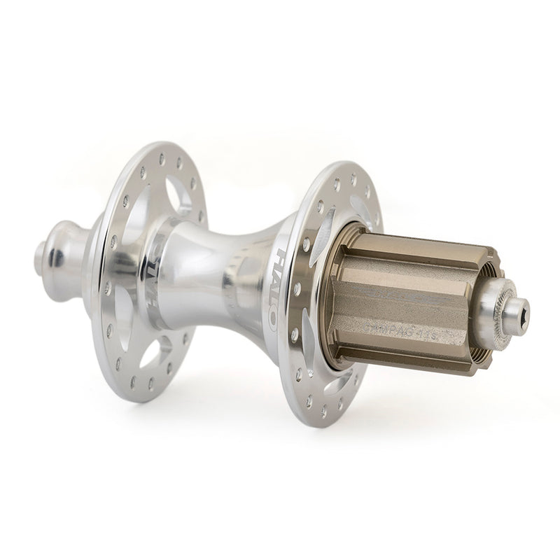 Halo Retro RO3 Rear Hub Polished Silver