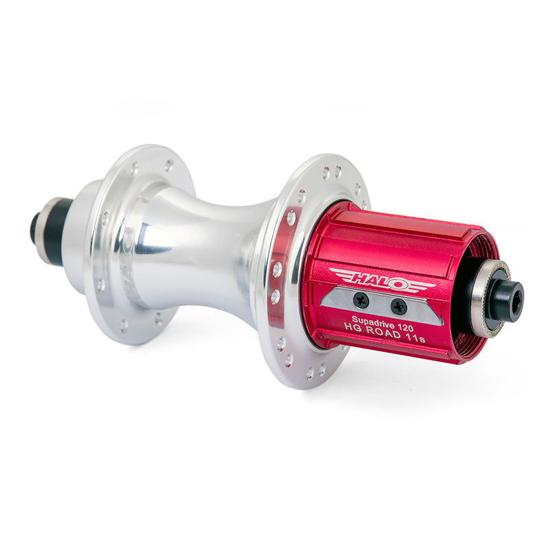 Halo RS2 Road HG 16 / 8E Rear Hub Silver