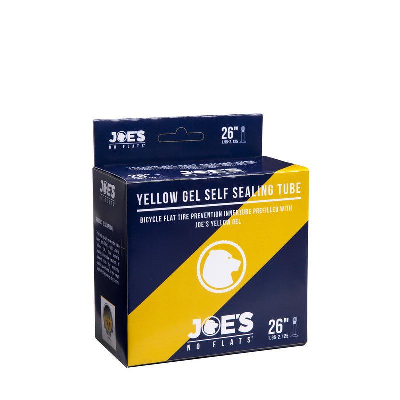 Joe'S No Flats Yellow Gel Self Sealing Tube Schrader Valve