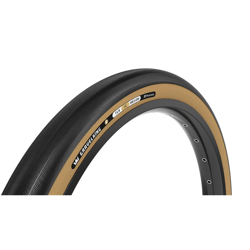 Panaracer TLR Gravelking Slick R-Line TLR Gravel Tyre Black / Amber