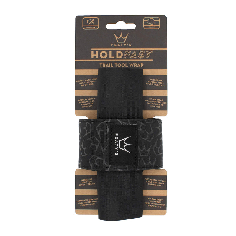 Peaty's HoldFast Trail Tool Wrap Nightrider Black - Box Of 25