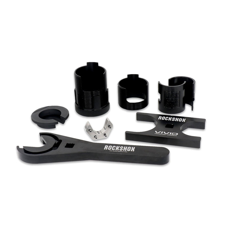 Rockshox Rear Shock Toolset For Vivid Service Includes Countermeasure Tools / Clip / 46 / 36 Crowfoot / Body Protector Vivid C1+ 2024+