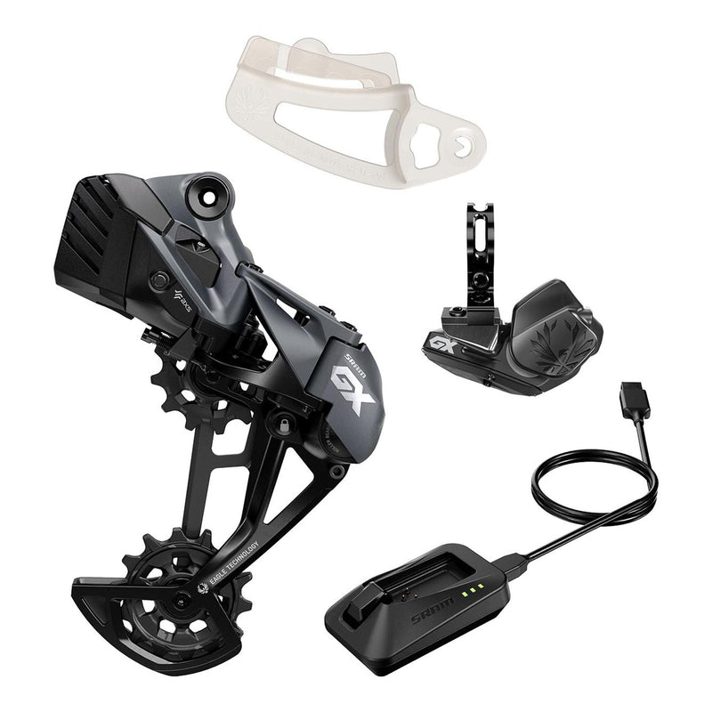 Sram Gx Eagle AXS Upgrade Kit Rear Derailleur With Protector / Battery / Pod Controller With Infinite Clamp / Powerlock / Charger/Cord / Chain Gap Tool / Sram Multitool