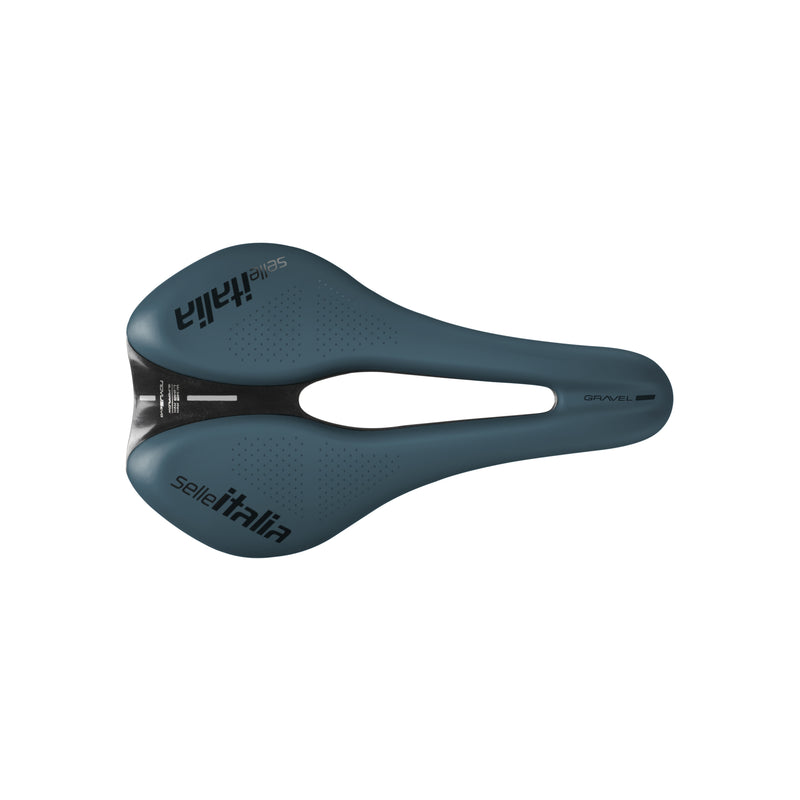 Selle Italia Novus Boost EVO TM Superflow Gravel Saddle Blue Granite