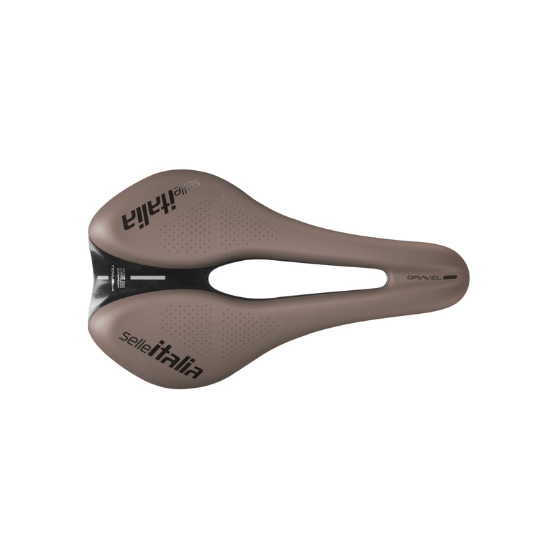 Selle Italia Novus Boost EVO TM Superflow Gravel Saddle Mud Brown