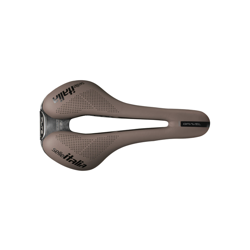 Selle Italia Flite Boost TI316 Superflow Gravel Saddle Mud Brown