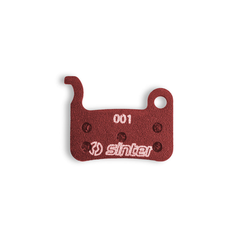 Sinter Disc Brake Pads 001 Shimano A S514 Workshop Pack Red - Box Of 25 Pairs