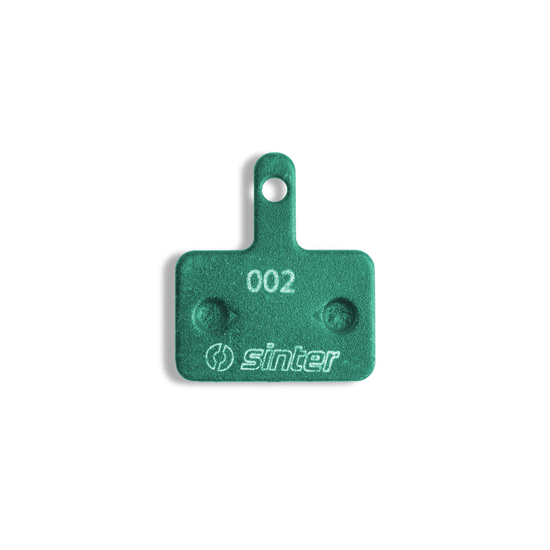 Sinter Disc Brake Pads 002 Shimano B S2032 Workshop Pack Green - Box Of 25 Pairs