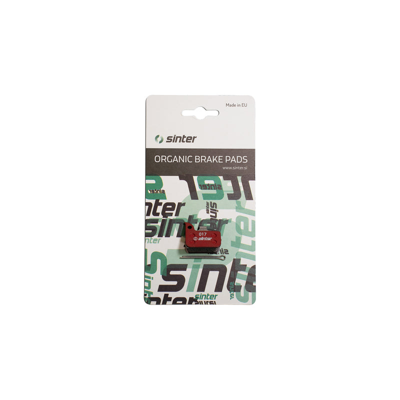 Sinter Disc Brake Pads 017 Sram S514 Blister Pack Red - Single Pair