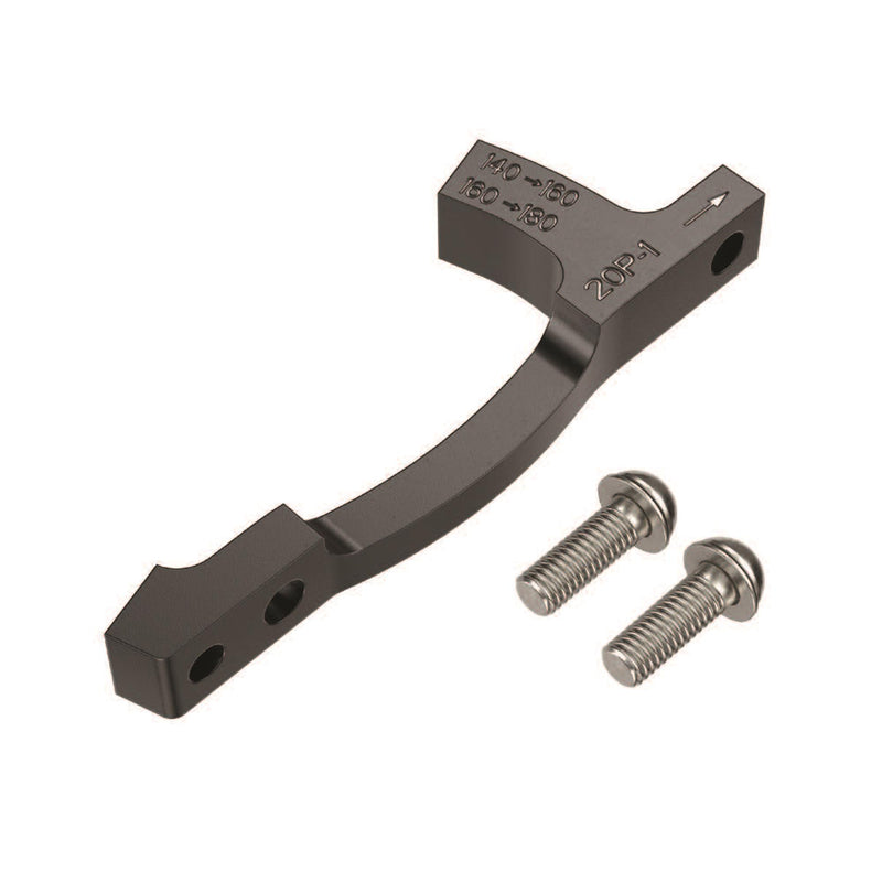 SRAM Post Bracket - 20 P 1 For Use With 160 MM And 180 MM Rotors Only 140 To 160 Or 160 To 180 / Includes Stainless Bracket Mounting Bolts