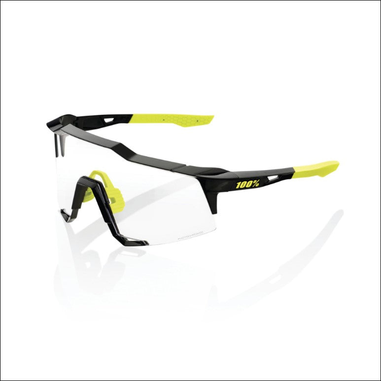 100% Speedcraft Glasses Gloss Black / Photochromic Lens