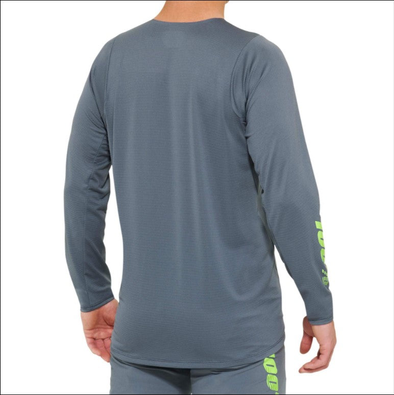 100% R-Core X Long Sleeve Jersey Grey