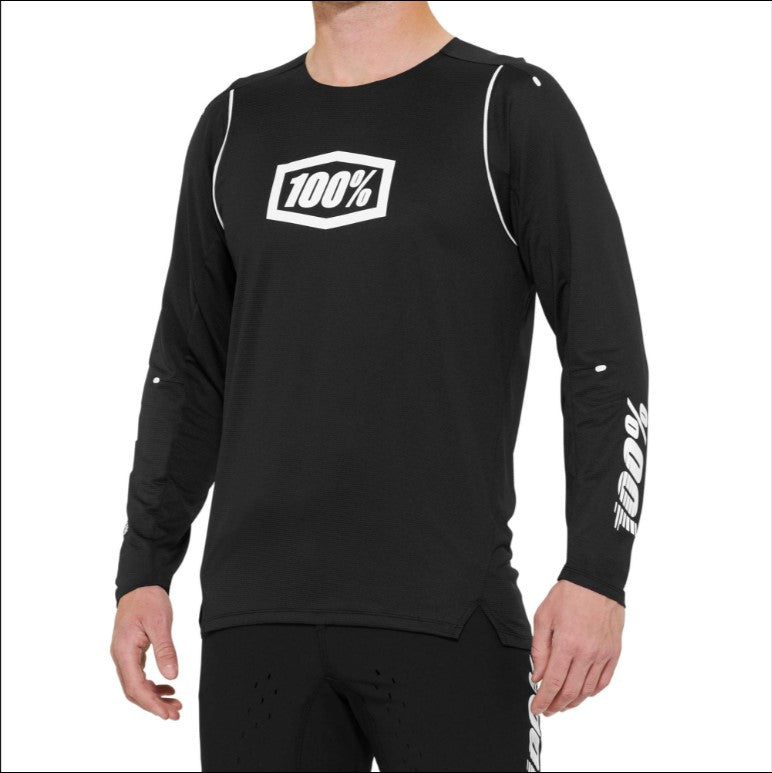 100% R-Core X Long Sleeve Jersey Black