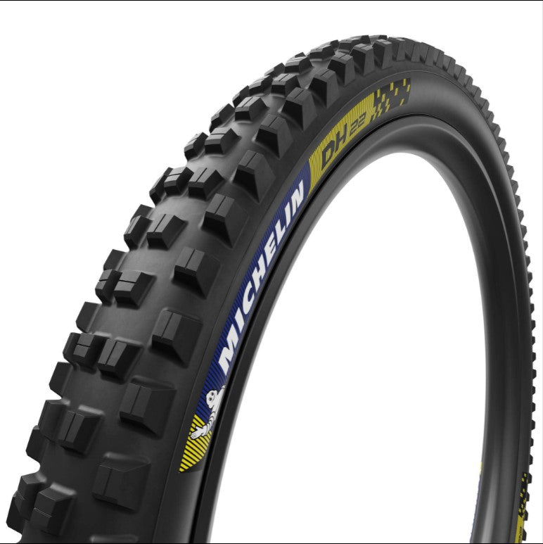 Michelin DH22 Racing Line Tyre Blue / Yellow