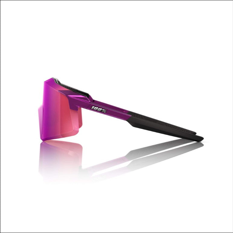 100% Aerocraft Glasses Gloss Purple Chrome / Purple Multilayer Mirror Lens