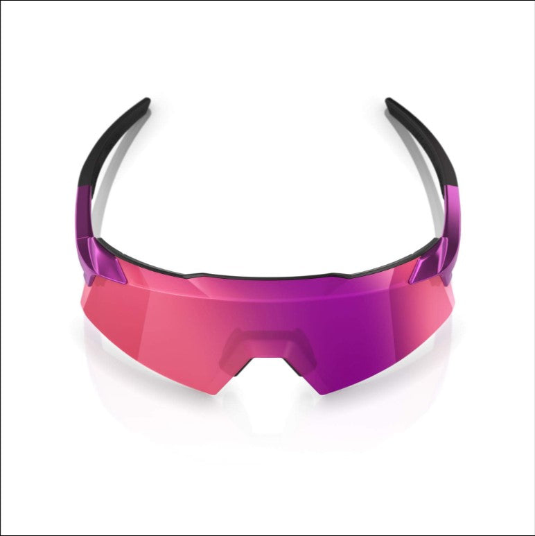 100% Aerocraft Glasses Gloss Purple Chrome / Purple Multilayer Mirror Lens