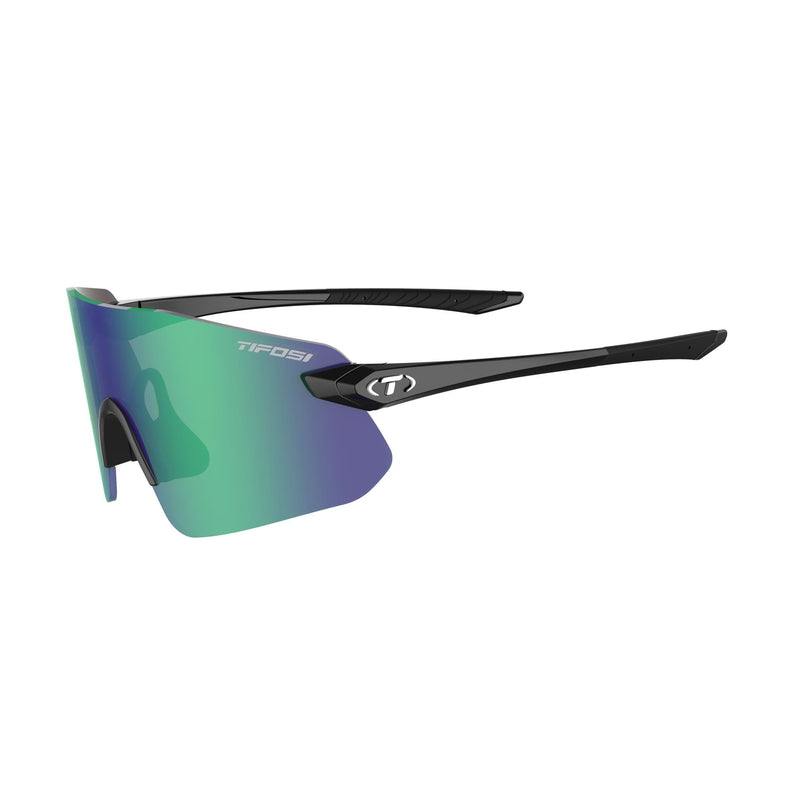 Tifosi Vogel SL Single Lens Sunglasses Gloss Black / Smoke Green