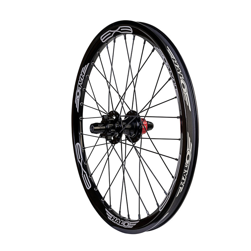 Halo EX3 MX BMX Race Rear Disc Cassette Wheels Black