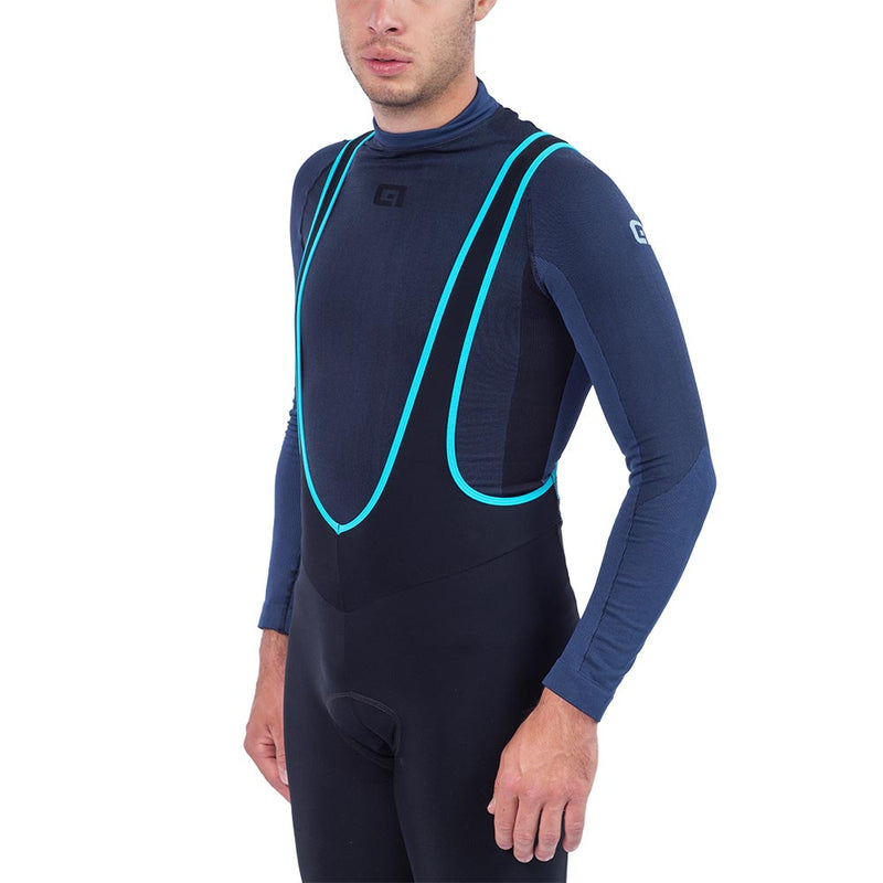 Ale K-Atmo 2.0 Klimatik WR Bibtights Black / Cyan